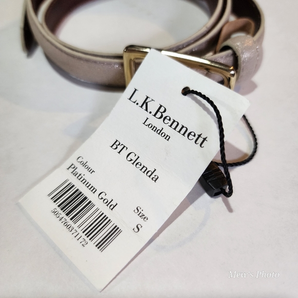 NWT - L.K.Bennett Platinum Gold "BT Glenda", Size S - Picture 5 of 8
